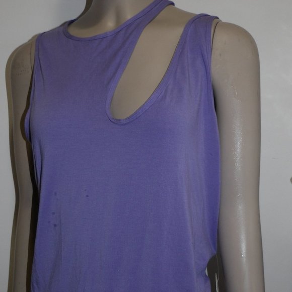 Lululemon Shoulder Cut-Out Yoga Tank Top in Dark Lavender - Size  4, 6 New - Picture 1 of 4